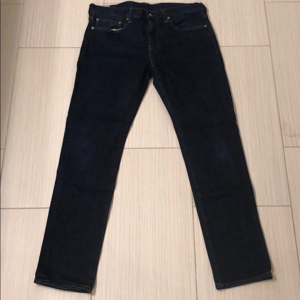 JCrew 484 Slim Fit Denim - 33w 32l dark resin wash